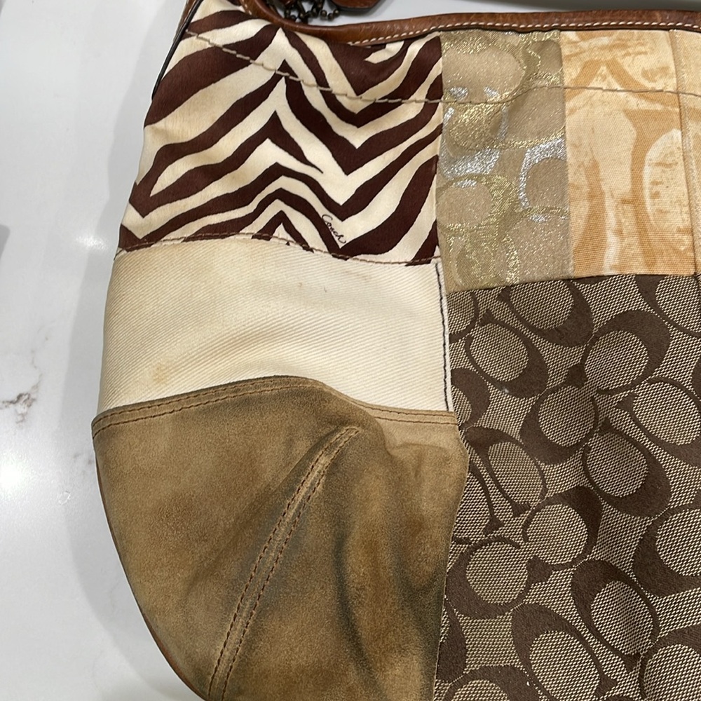 バッグ 00s patchwork boston bag Y2K hand bag Y2k Coach Patchwork Bag - Gem